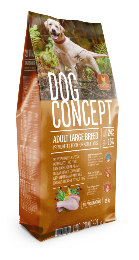 Hrana uscata caini, DOG CONCEPT Adult Large Breed, 15 kg