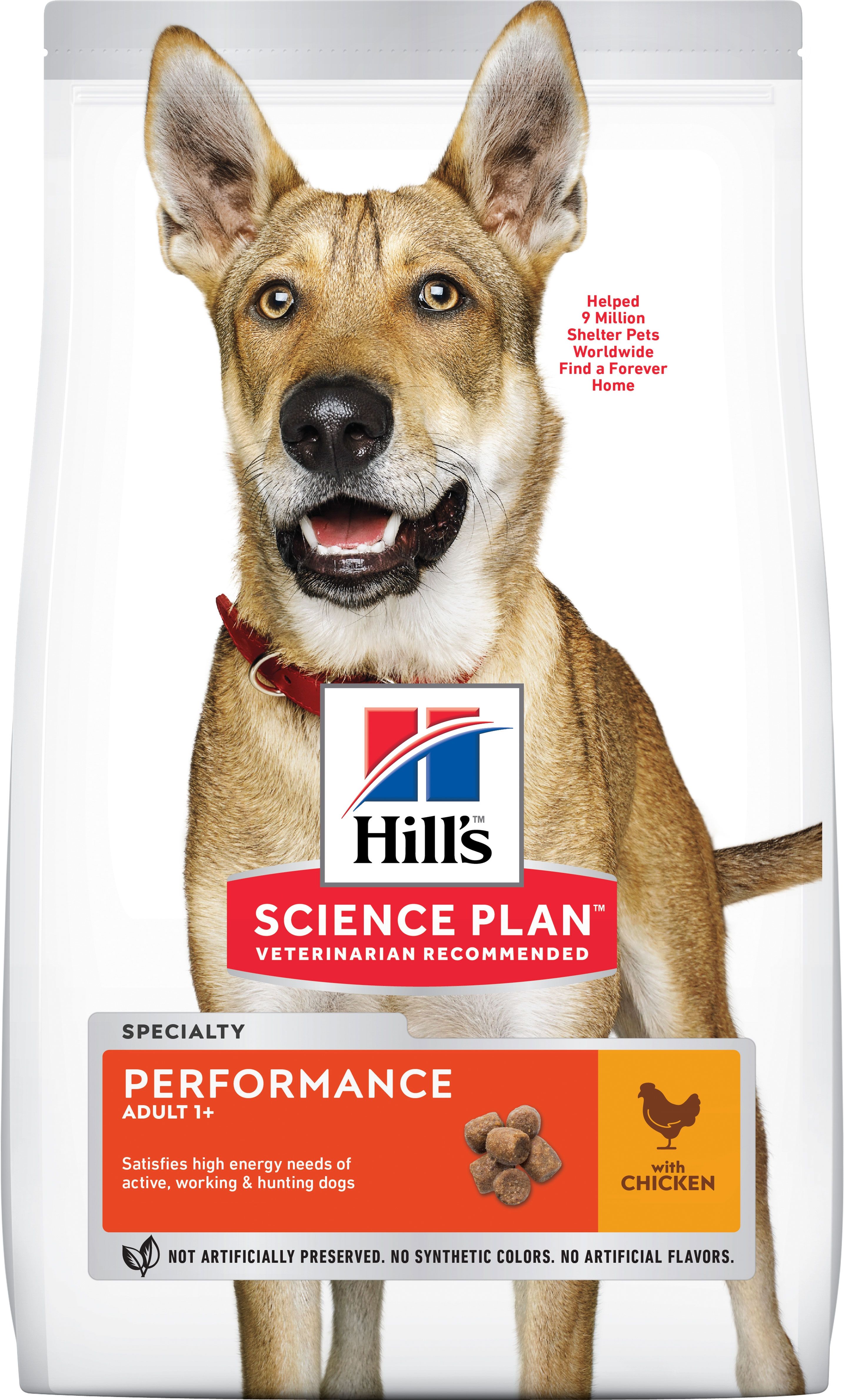 Hill’s SP Adult Performance hrană pentru câini cu pui, 14 kg Adult