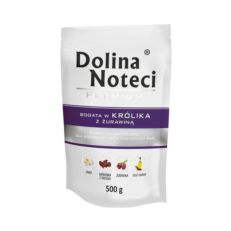 Dolina Noteci Plic Iepure si Merisoare, 500 g