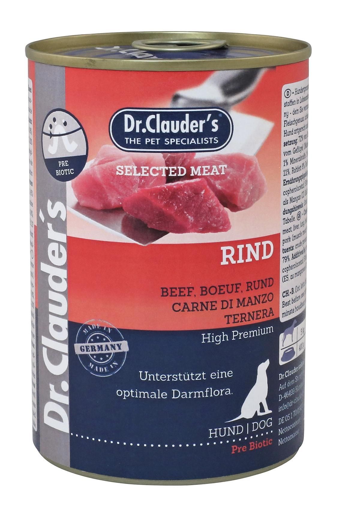 Dr. Clauder’s Dog Selected Meat Vita, 400 g Hrana Umeda Caini 2023-09-26