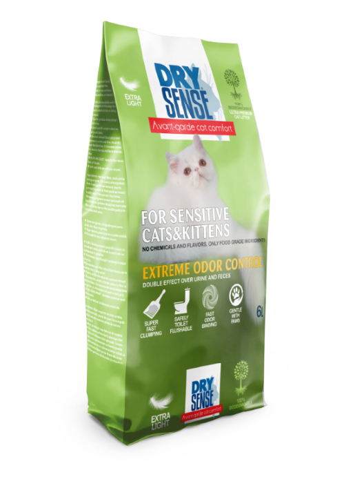 Dry Sense, Asternut Igienic, Extreme Odor Control, 6 L