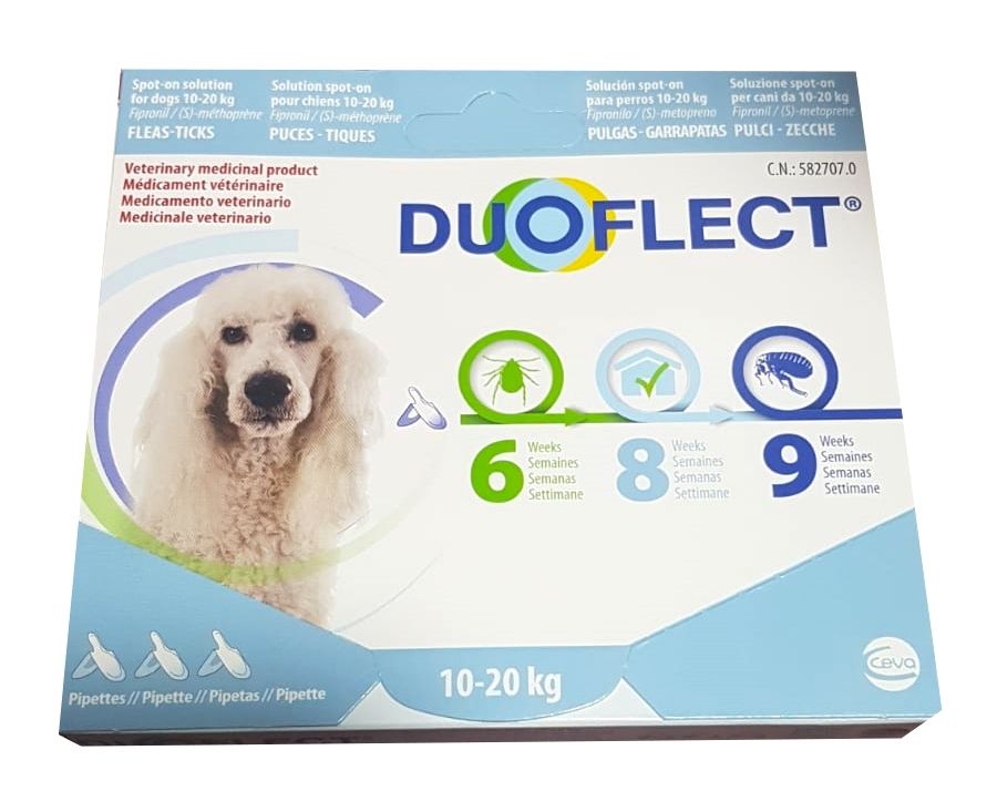 Duoflect DOG (M), 3 Pipete, 10-20 Kg