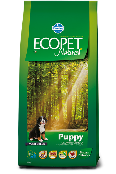 Ecopet Natural Puppy Maxi, 12 Kg