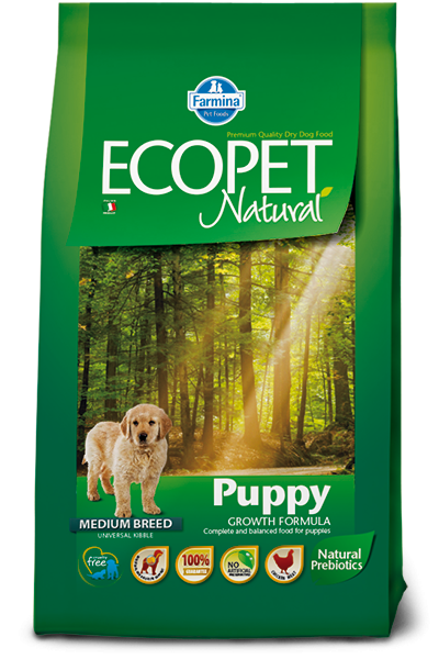 Ecopet Natural Puppy, 12 Kg