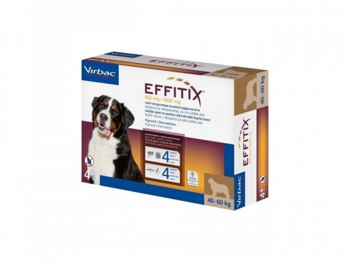 Effitix XL (40-60 kg) x 4 pipete