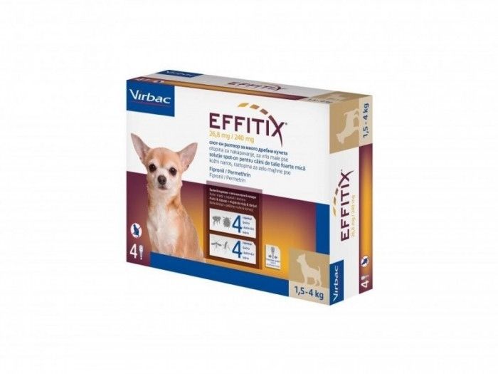 Effitix XS (1.5-4 kg) x 4 pipete