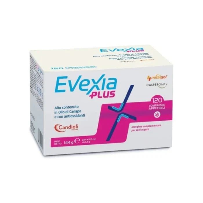 EVEXIA PLUS, supliment nutritiv pentru caini si pisici, 120 comprimate