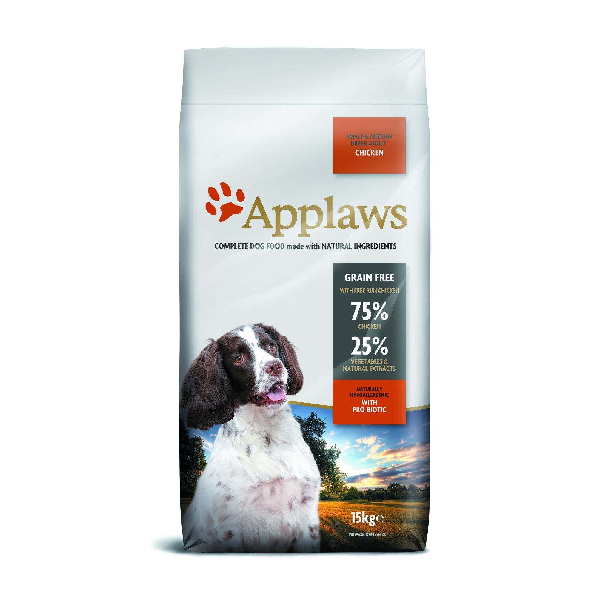 Applaws Dog Adult Mini & Mediu Cu Pui, 15 kg