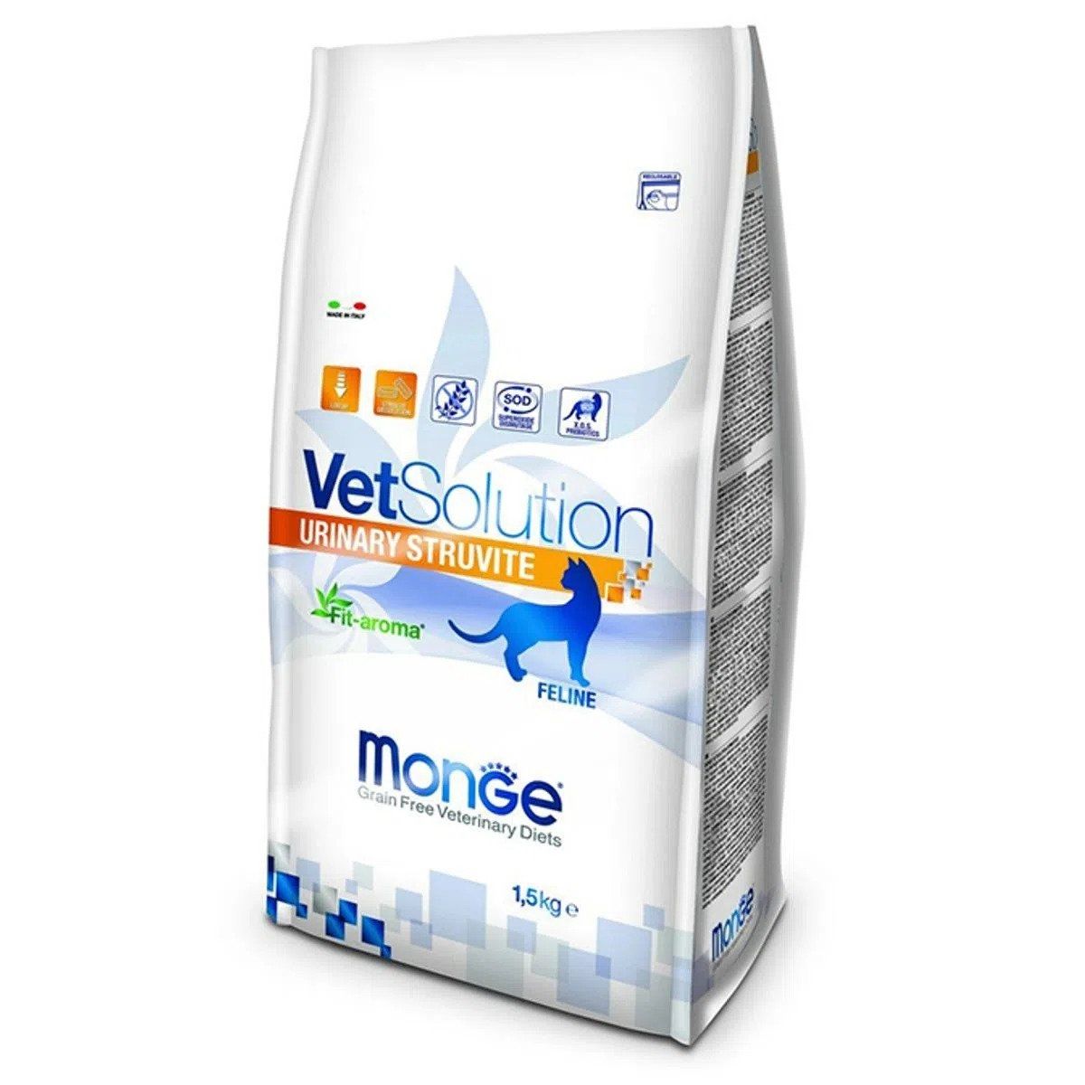 Monge Vetsolution Urinary Struvite Feline, 1.5 Kg