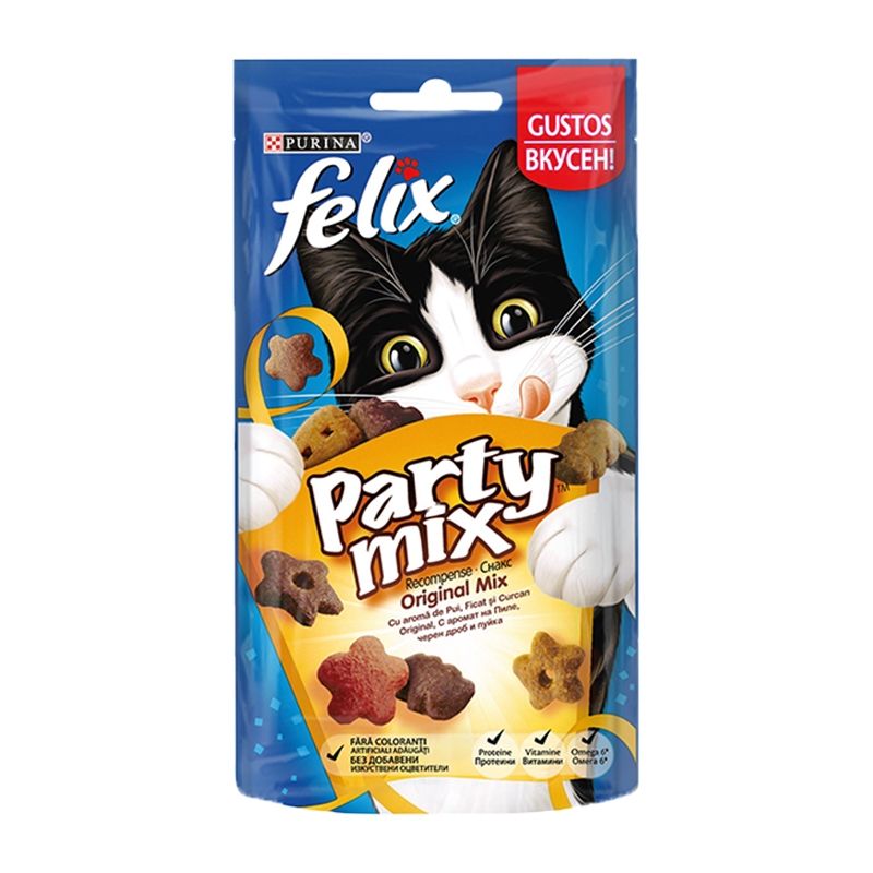 Recompense pisici, Felix Party Mix Original Mix, 60 g