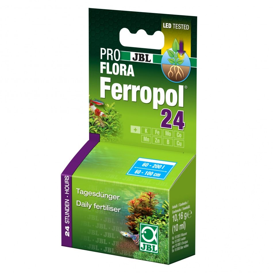 Fertilizant lichid JBL Ferropol 24 10 ml pentru 10000 l 10000