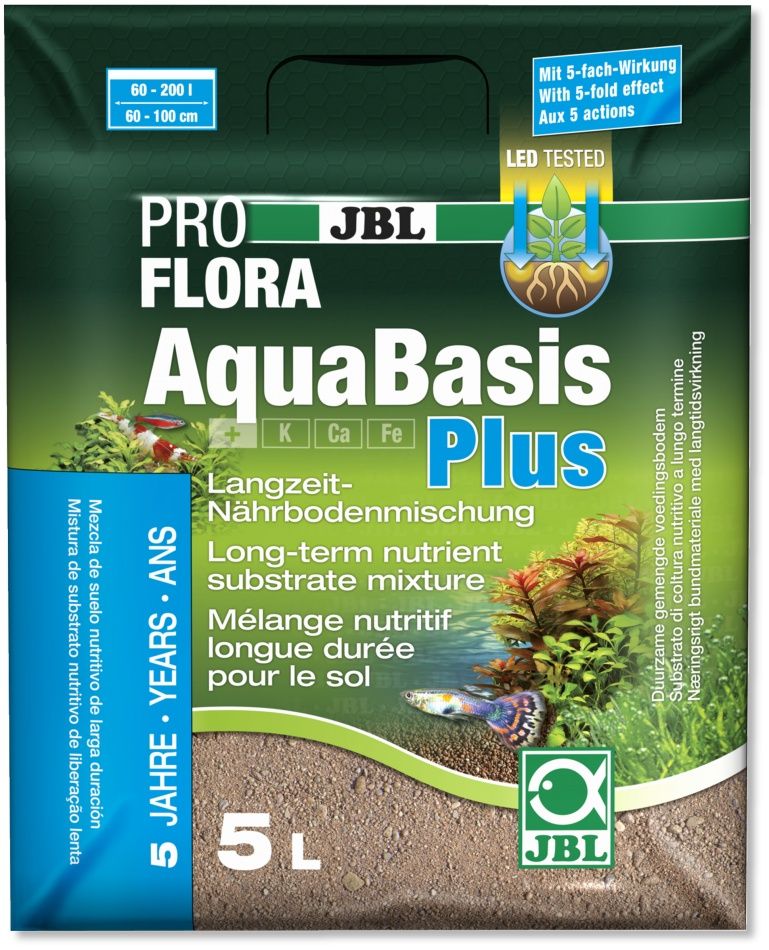 Fertilizant substrat JBL ProFlora AquaBasis Plus 5 l, 6 kg AquaBasis