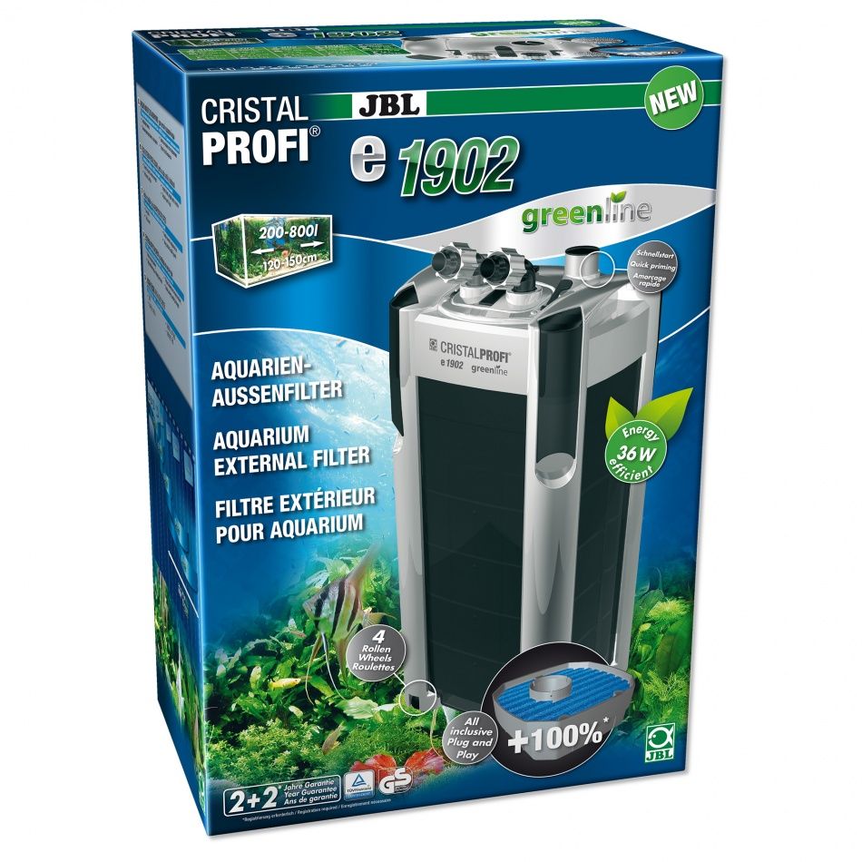 Filtru Extern Acvariu JBL CRISTAL PROFI E1902 Greenline 300-800 L