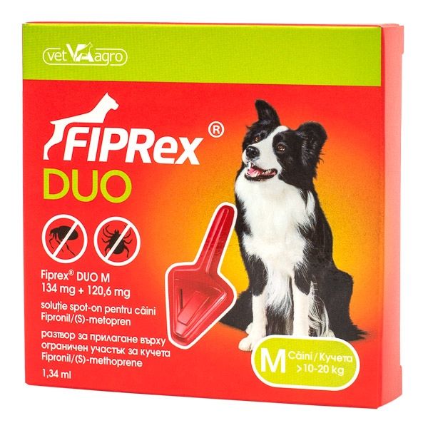 Fiprex Duo M Dog x 1 pipeta Antiparazitare imagine 2022