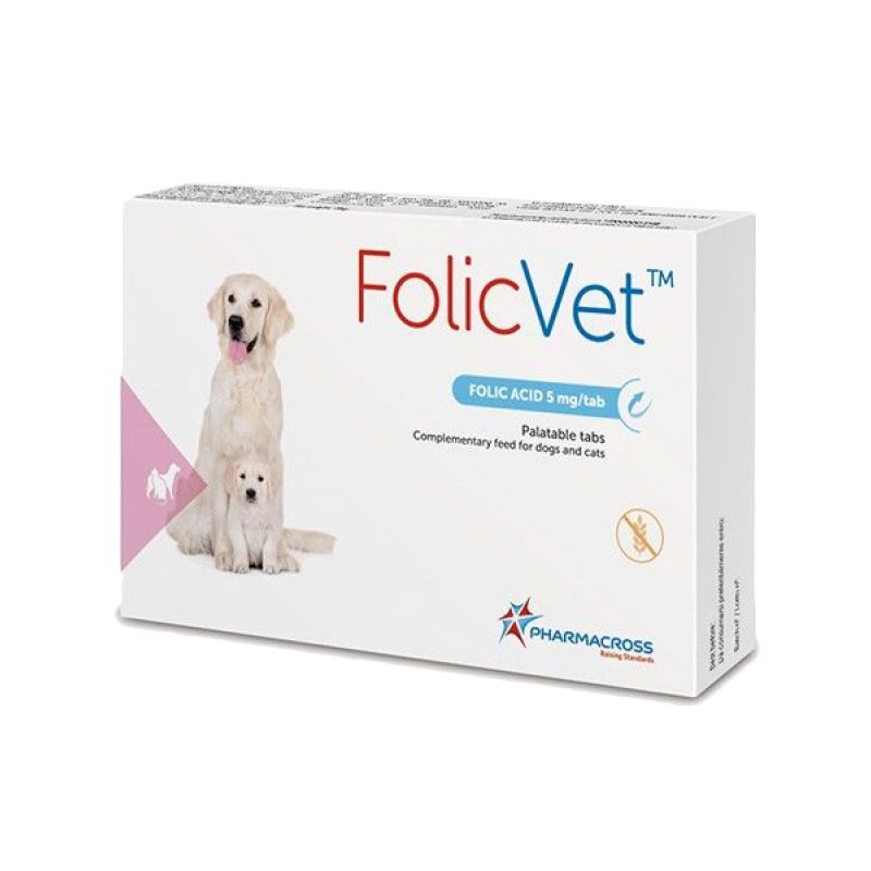 Acid folic pentru caini si pisici, FolicVet, 15 tbl Suport Sistem Digestiv Caini 2023-09-29