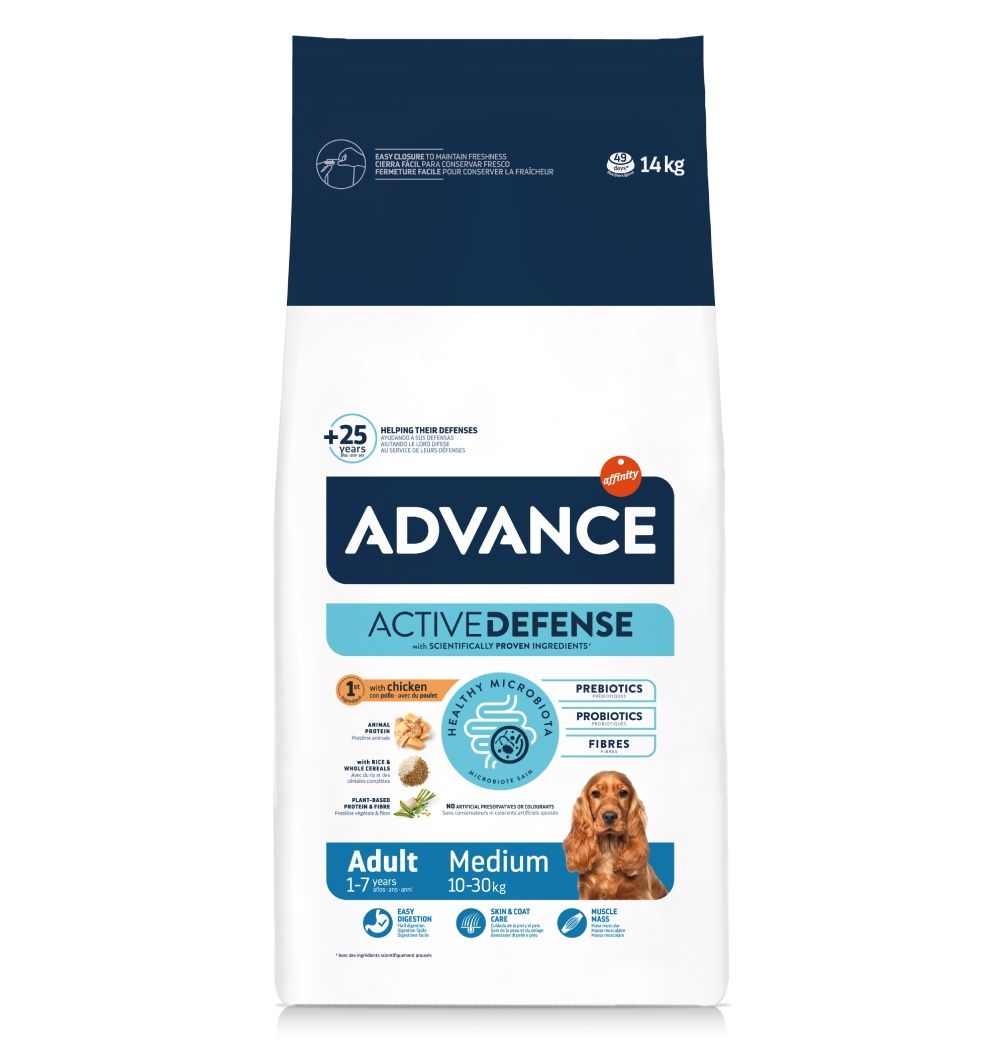 Advance Dog Medium Adult, 14 kg