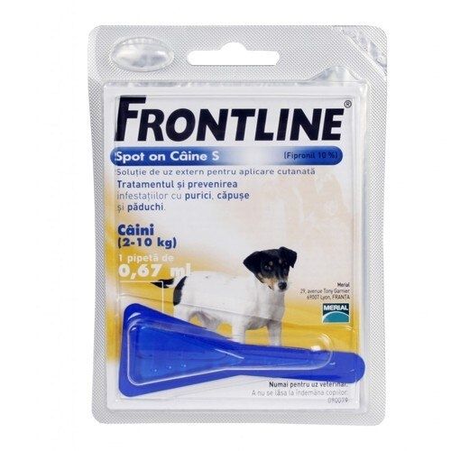 Frontline Spot On S (2-10 Kg) – 1 Pipeta Antiparazitara