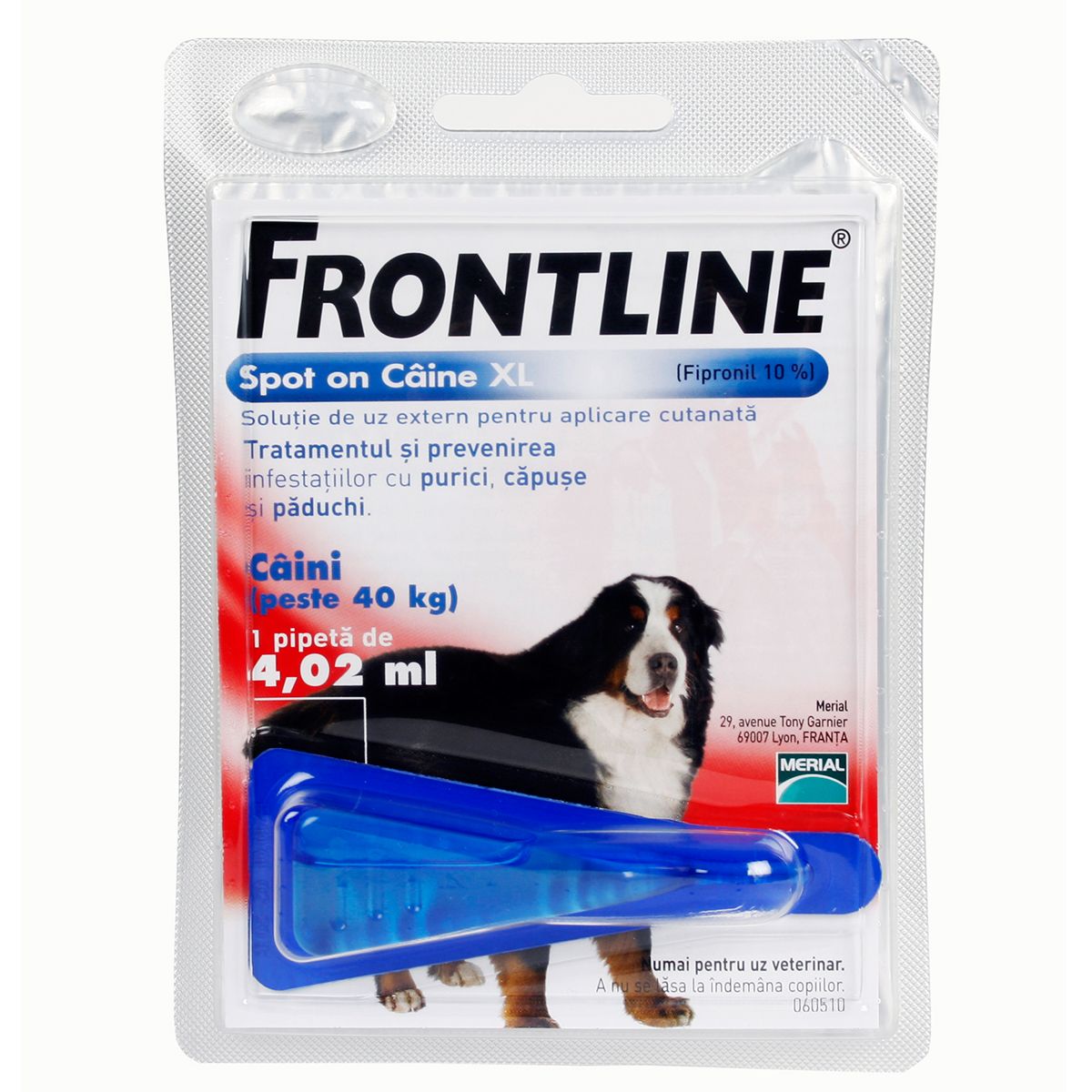 Frontline Spot On XL (40-60 kg) – 1 Pipeta Antiparazitara 40-60 imagine 2022