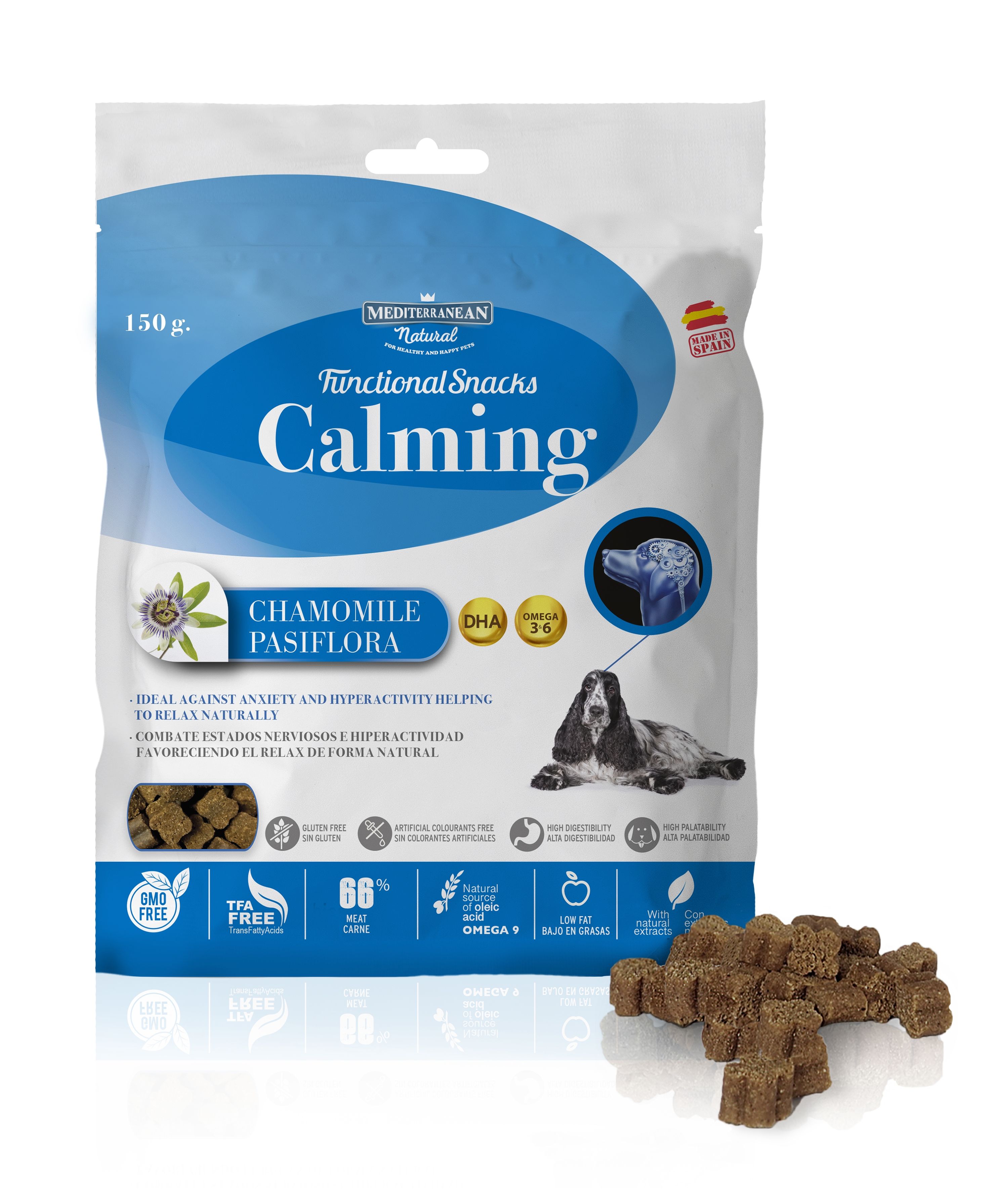 Recompense CALMING Mediterranean Natural, Caini, 150 g
