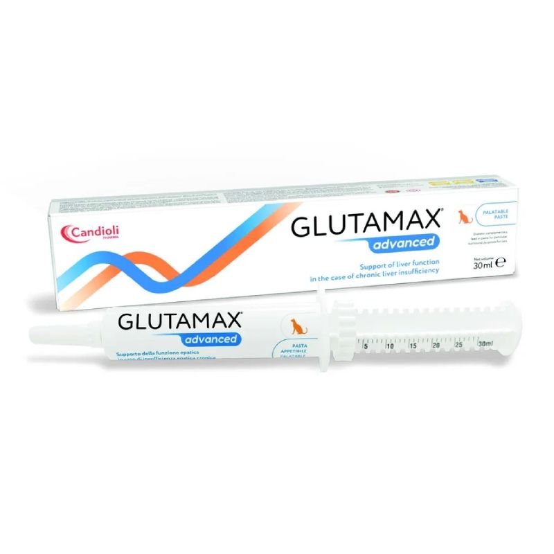 GLUTAMAX Advanced pasta, supliment hepatic pentru caini, 30 ml