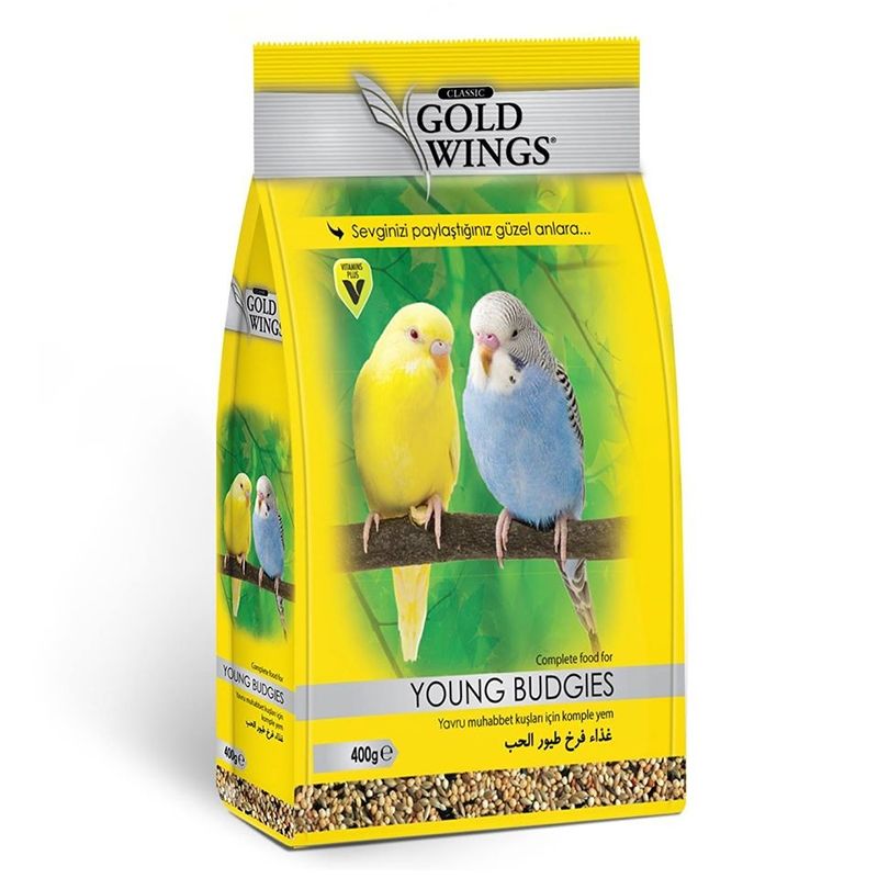 Mancare completa pentru pui de perusi, Gold Wings Classic Young Budgie, 400 g 400 imagine 2022