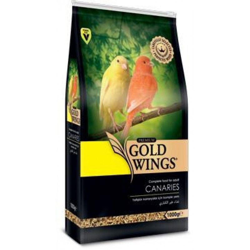 Mancare completa Premium pentru canari, Gold Wings Premium Canary, 1 kg Canari imagine 2022