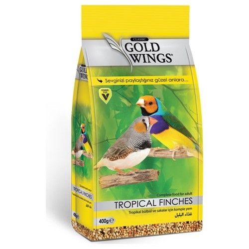 Mancare completa pentru pasari exotice, Gold Wings Classic Tropical Finch, 400 g 400