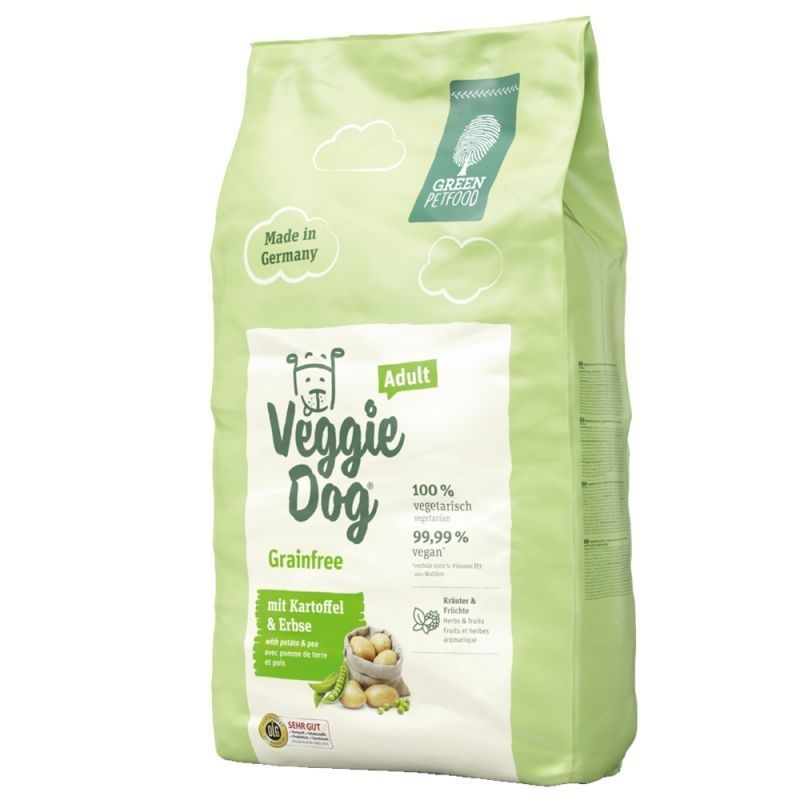 Green Veggie Dog Grain Free, 15 kg câini