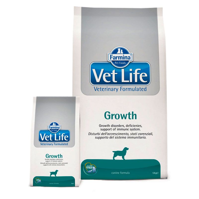 Vet Life Dog Growth, 2 kg Caini