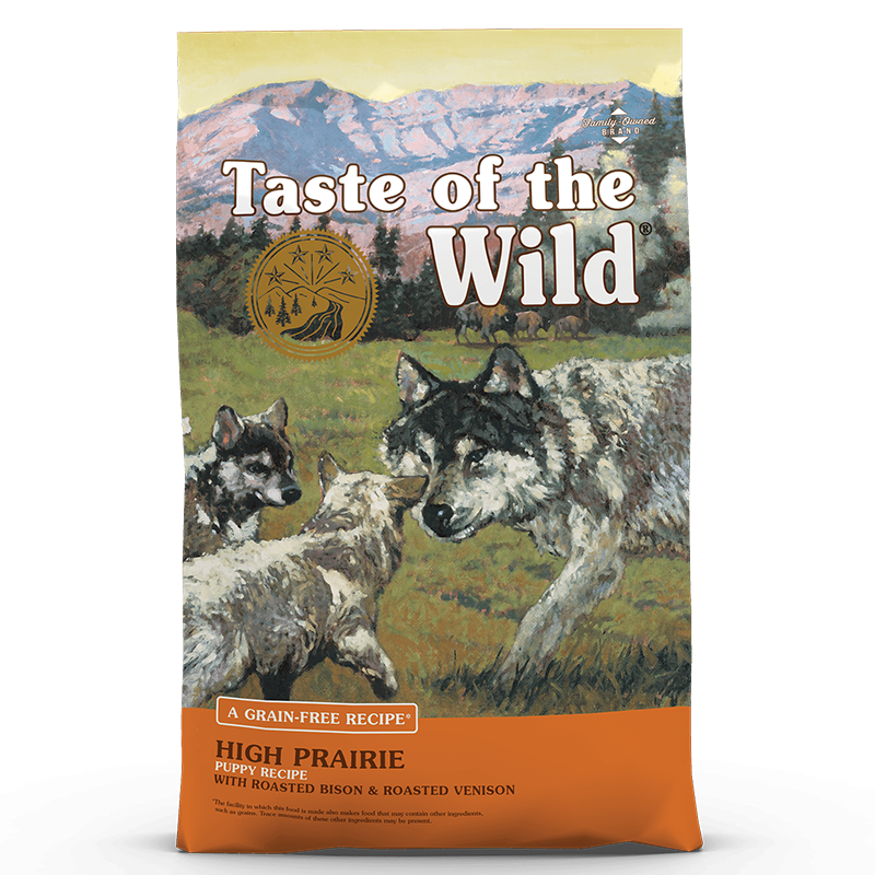 Taste of the Wild High Prairie Puppy Recipe, 6 kg câini