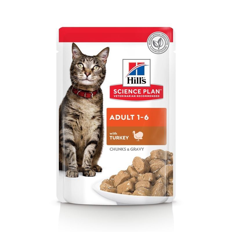 Hill’s SP Feline Adult Turkey, 85 g (plic) Adult imagine 2022