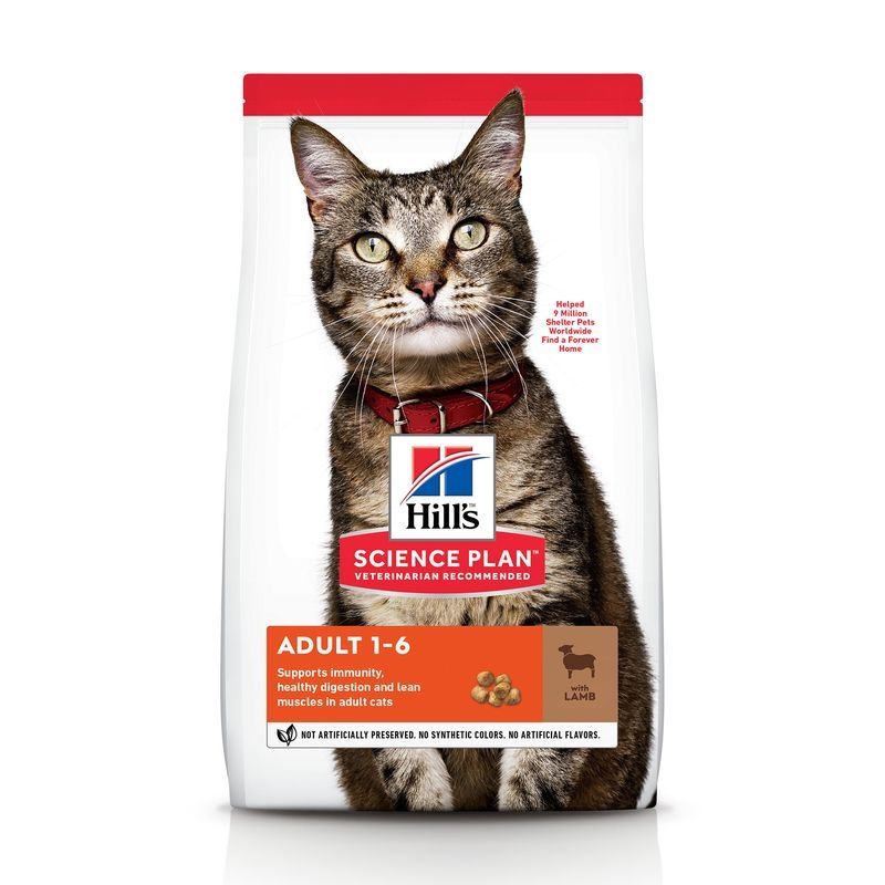 Hill’s SP Feline Adult Lamb and Rice, 10 kg Adult