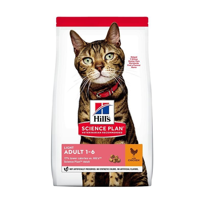 Hill\'s Science Plan Feline Adult Light Chicken, 1.5 kg