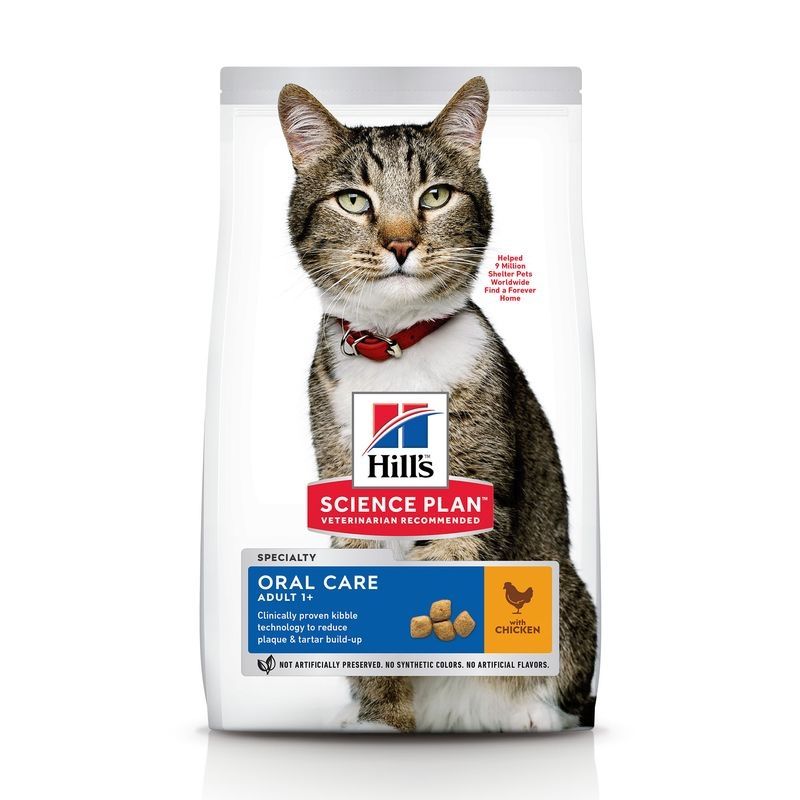 Hill\'s Science Plan Feline Adult Oral Care Chicken, 1.5 kg