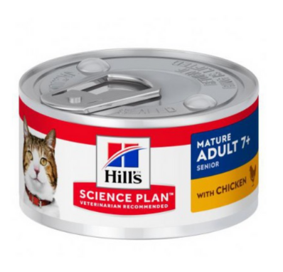 Hill’s SP Feline Mature Chicken, 82 g (conserva) Chicken imagine 2022
