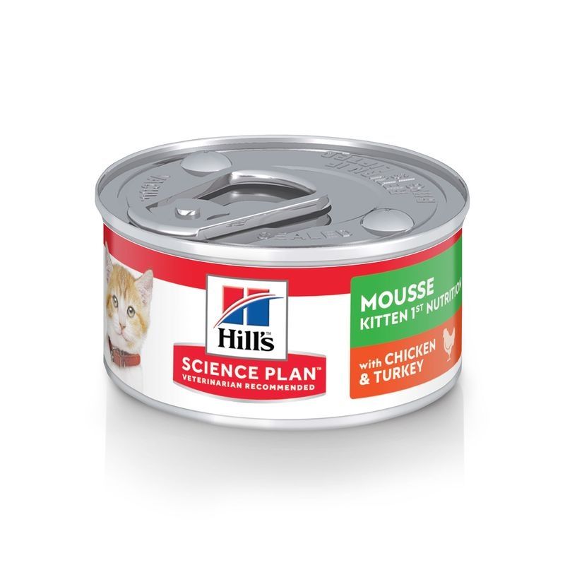 Hill’s SP Feline Kitten Mousse Chicken and Turkey, 82 g (conserva) and imagine 2022
