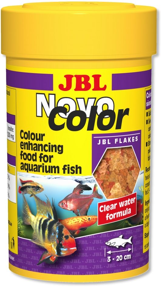 Hrana fulgi pentru toate speciile JBL NovoColor 100 ml (toate