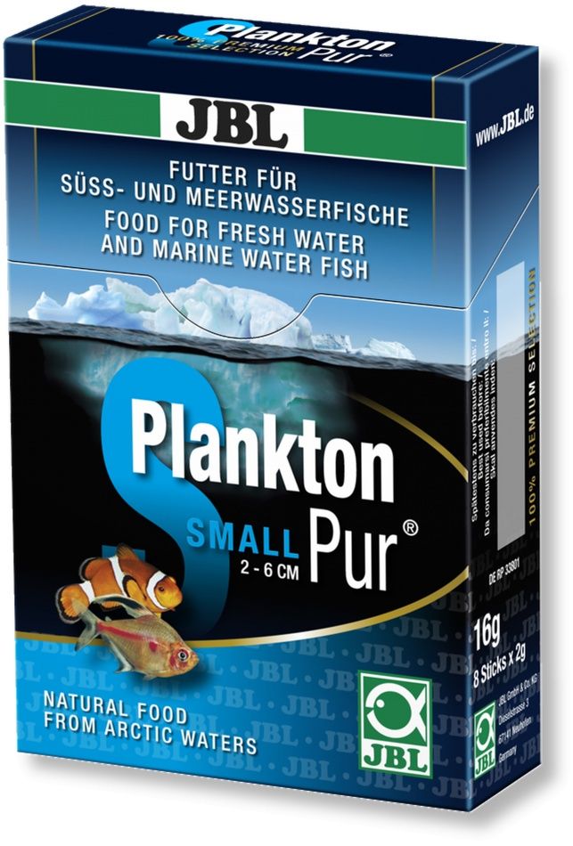 Hrana Naturala JBL PlanktonPur S2 / 8 Plicuri X2g