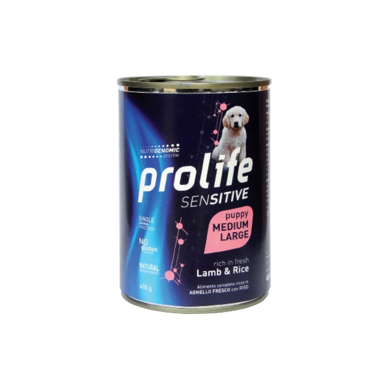 Hrana Umeda Caini Premium Prolife Puppy Medium/ Large Sensitive Miel & Orez, 400 g 400 imagine 2022