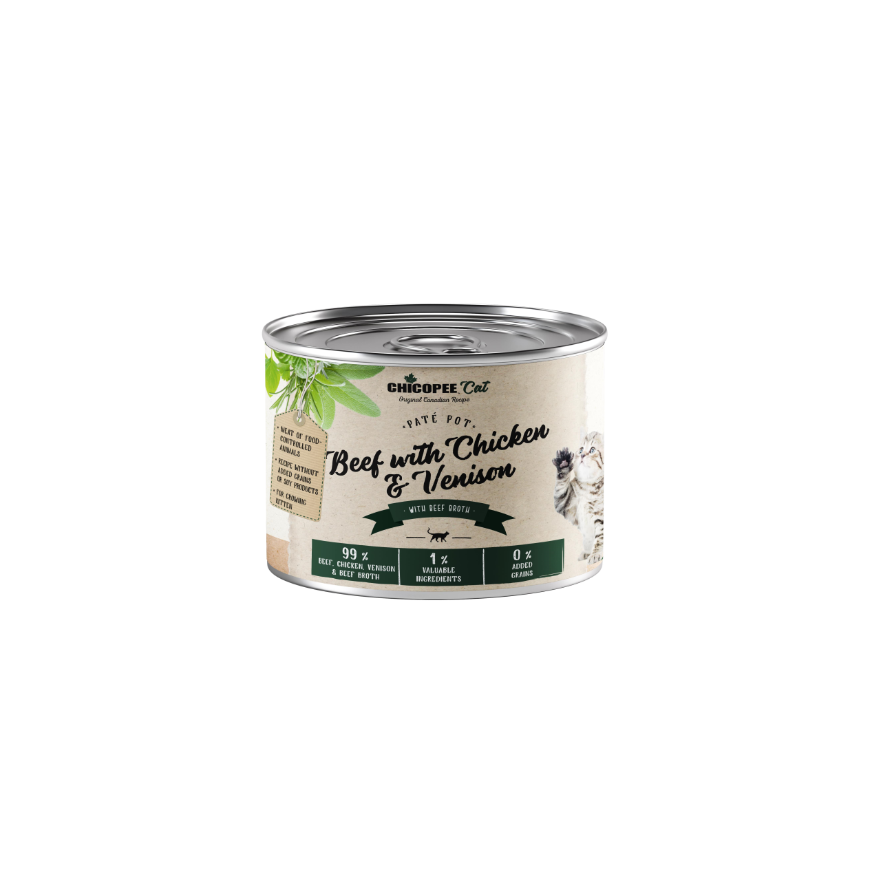 Chicopee Kitten Vita, Pui, Vanat Pate, 195 g