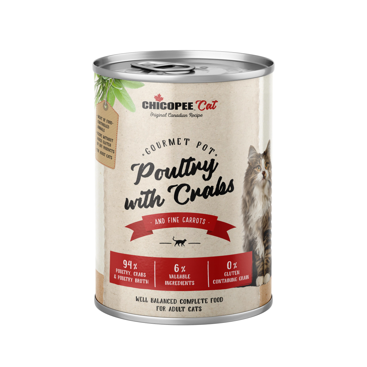 Hrana Umeda Pisici Super-premium Chicopee Pui & Crabi Pate, 400 g (pate) imagine 2022