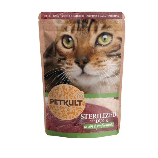 Petkult Cat Sterilizat cu Rata, 100 g