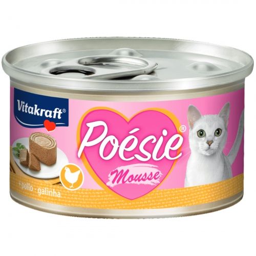 Hrana umeda pisici, Vitakraft Poesie, Mousse cu Pui, 85 g Hrană