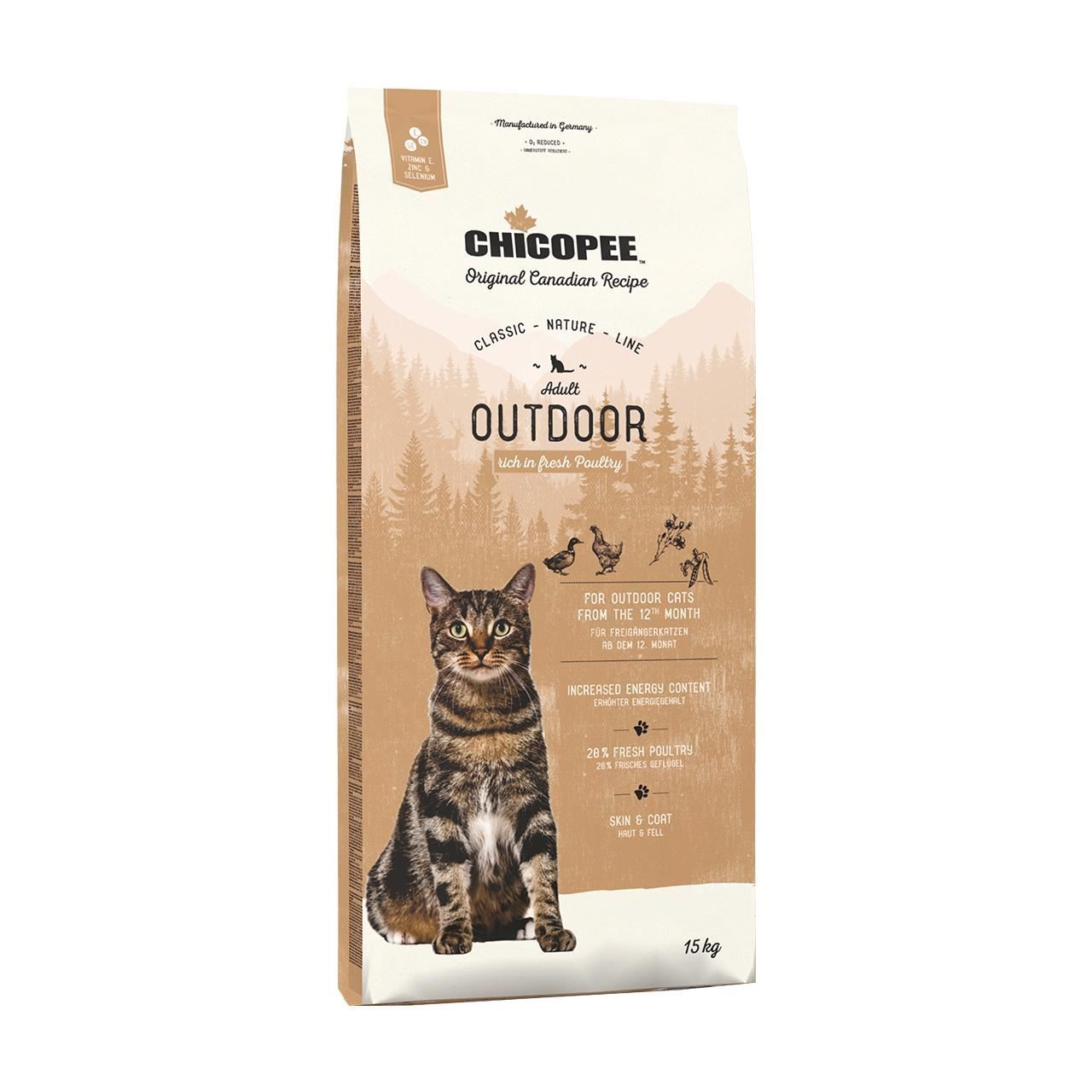 Hrana Uscata Pisici Super-premium Chicopee Cat Adult Outdoor Poultry, 15 kg Hrana uscata Pisici 2023-09-26