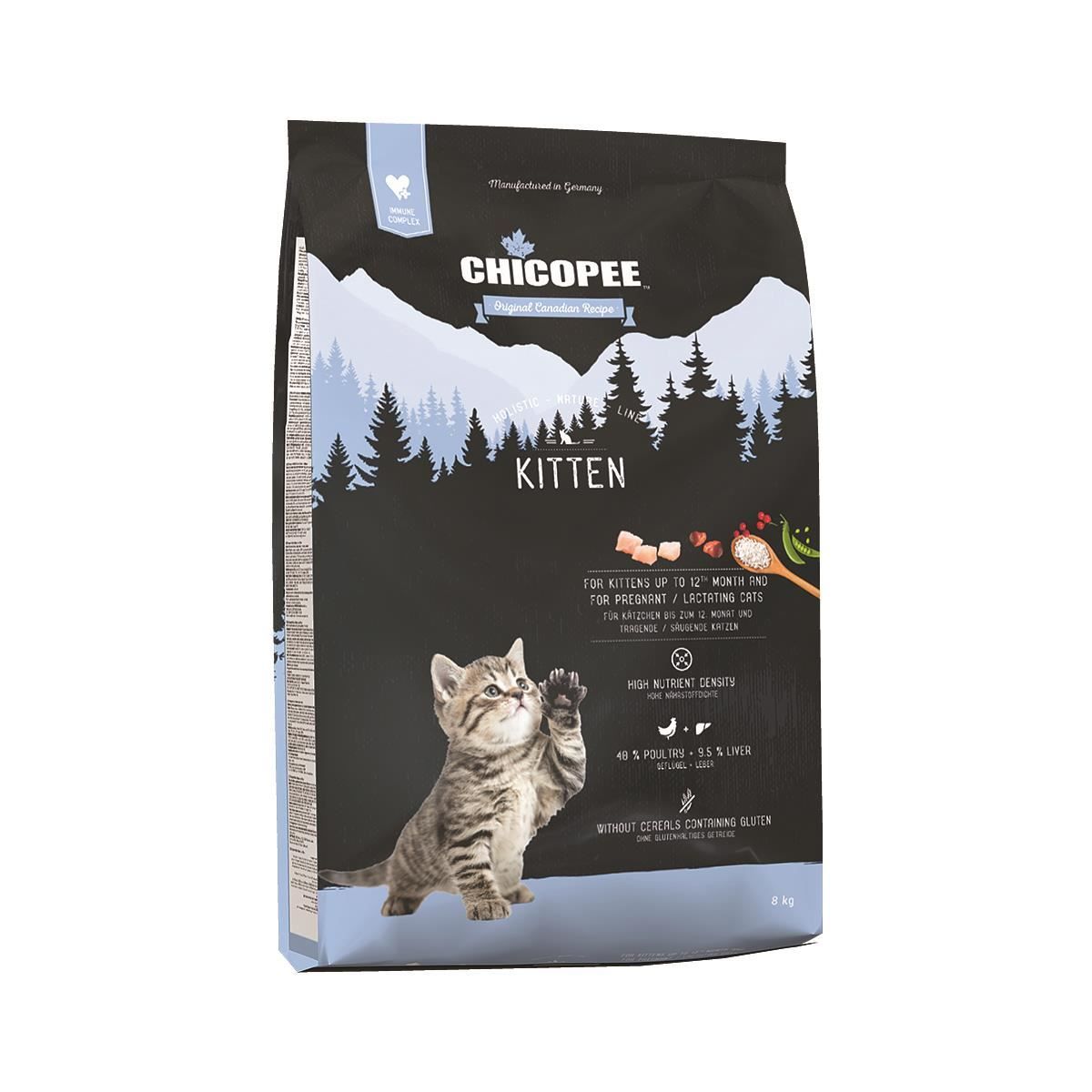 Hrana Uscata Pisici Super-premium Chicopee Kitten, 8 Kg