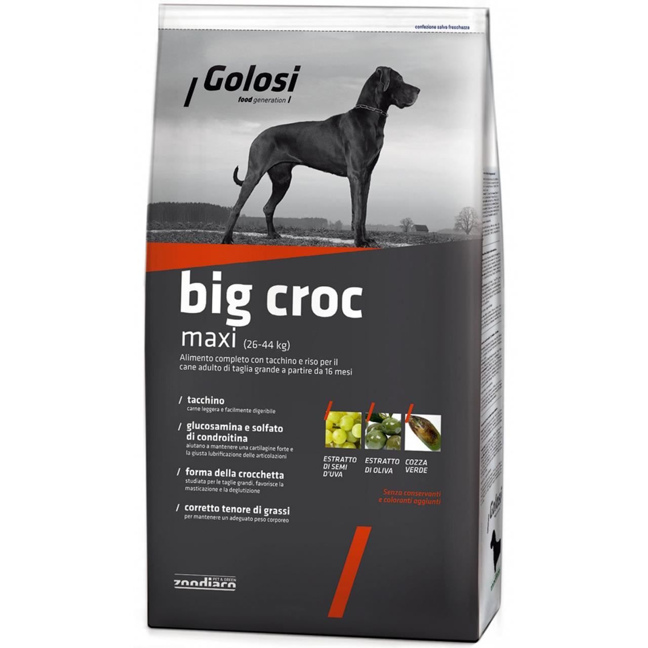 Hrana Uscata Premium Pentru Caini, Golosi Dog Big Croc, 12 kg