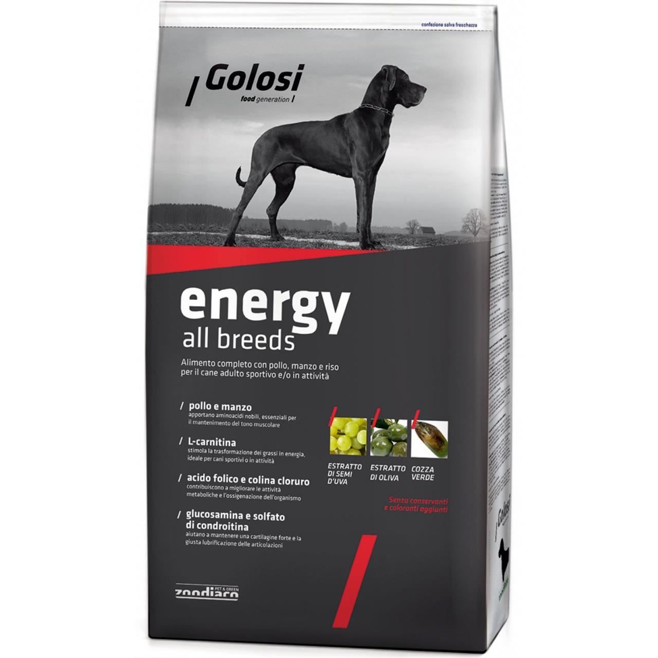 Hrana Uscata Premium Pentru Caini Golosi Dog Energy 12kg 12kg