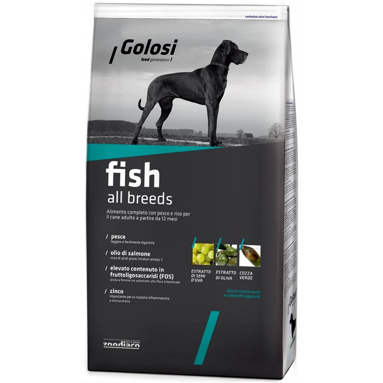 Hrana Uscata Premium Pentru Caini Golosi Dog Fish 12kg 12kg