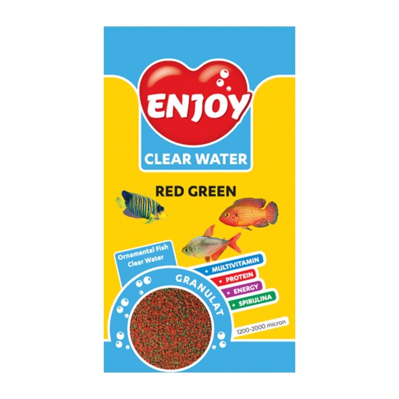 Hrana granule pesti, Enjoy Red Green, 250 ml
