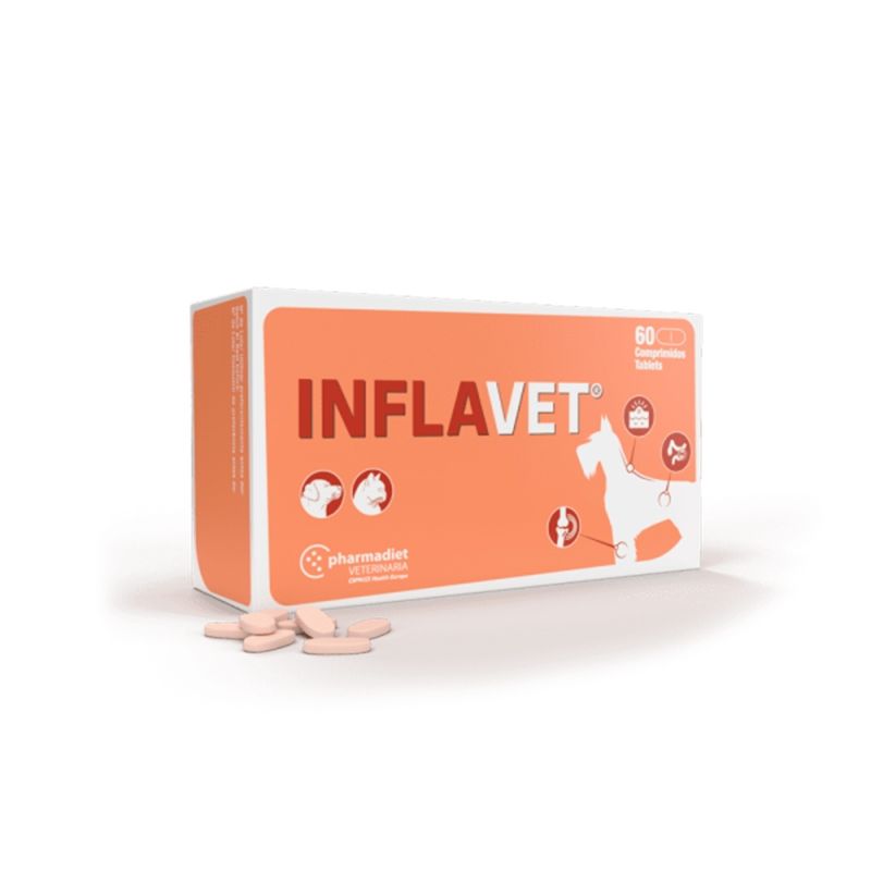INFLAVET, 60 tablete Antiinflamatoare Pisici 2023-09-26
